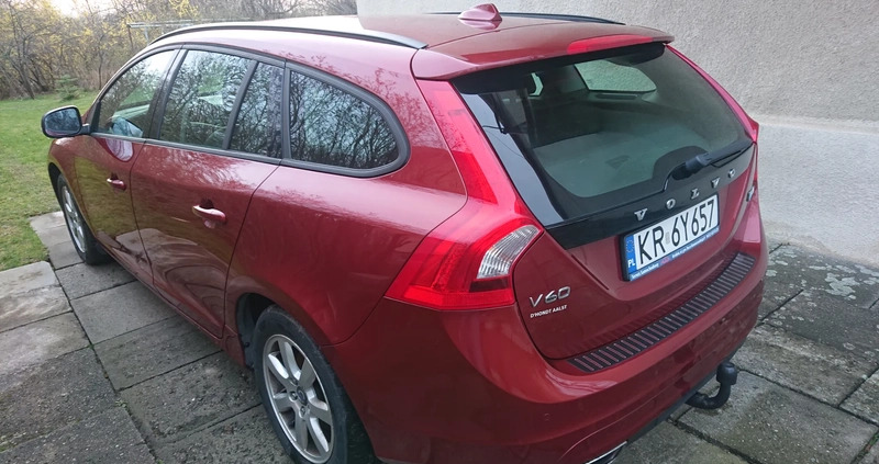 Volvo V60 cena 47000 przebieg: 144000, rok produkcji 2014 z Skawina małe 596